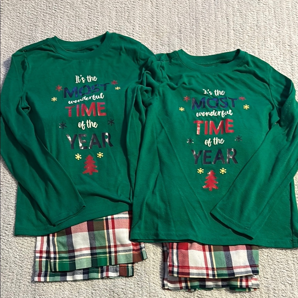 Set of Two Jammies for your Families Holiday Pajamas
